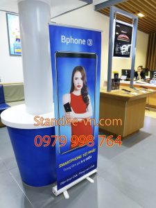 standee cuốn thường giá rẻ